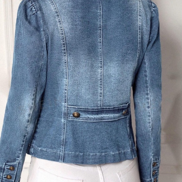 BellanBlue Blue Jean Jacket with Tailored Fit - Picture 5 of 6